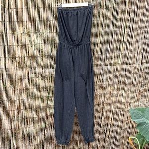 American Apparel sleeveless sweat jumpsuit